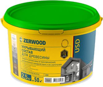 Состав укрывающий Zerwood, скандинавский белый, 2.5 кг купить в СОМ