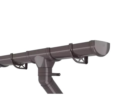 Муфта трубы ПВХ ТехноНиколь ОПТИМА,, коричневый RAL8017 купить в СОМ