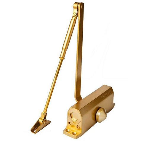 Доводчик дверной Notedo DC-060 Gold, до 60 кг, золото купить в СОМ