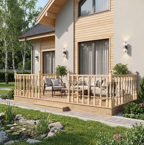 Балясина точеная 50х50х900 мм, БТ2-50 тип 2 купить в СОМ