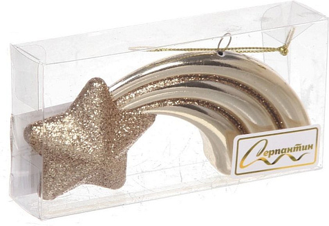Игрушка Звезда желаний 11х5х1,5см шампань купить в СОМ