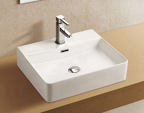 Раковина накладная Azario AZ-2173-s, 500 х420 х120 мм купить в СОМ
