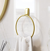 Полотенцедержатель Kleber Gold KLE-GOLD011, кольцо купить в СОМ