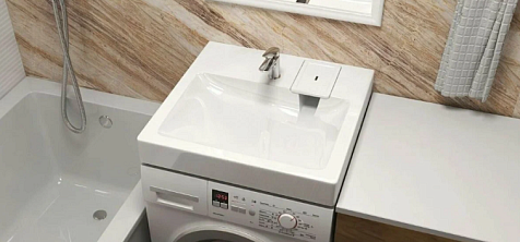 Раковина над стиральной машиной Монако V51D1 Granit Marr Marrbaxx + сифон купить в СОМ