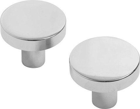Ручка-кнопка мебельная StahlBuro AP2401 CP хром, 2шт купить в СОМ
