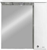 Зеркало-шкаф Comforty Сочи 80, белый глянец купить в СОМ