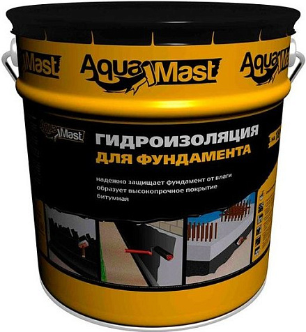 Мастика битумная ТЕХНОНИКОЛЬ Aquamast, 18кг купить в СОМ