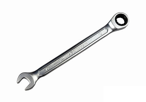 Ключ комбинированный трещоточный СЕРВИС КЛЮЧ, 10мм, CrV купить в СОМ