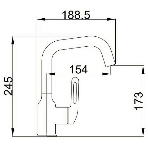 Смеситель для раковины Haiba HB10825-8, белый купить в СОМ