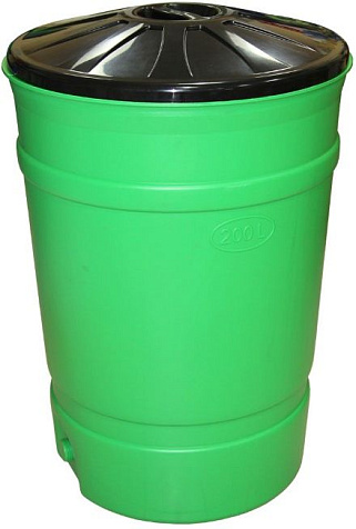 Бочка бак 200л с крышкой п/э М1625 купить в СОМ