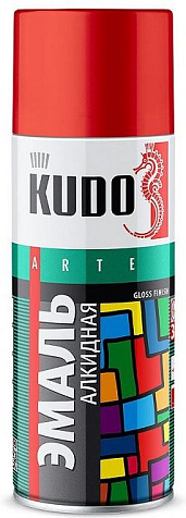 Эмаль-аэрозоль Kudo KU-1015 универсальная, алкидная, фиолетовая, 0.52 л купить в СОМ
