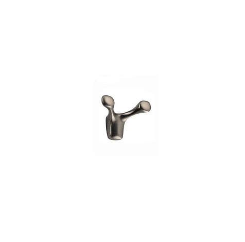 Крючок двухрожковый мебельный Edson 5103-N00-BBN BRUSHED BLACK NICKEL купить в СОМ