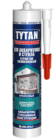 Герметик силиконовый Tytan Professional, аквариумный, бесцветный, 280 мл купить в СОМ