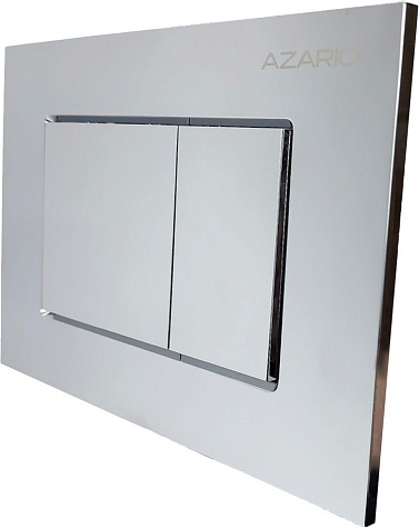 Кнопка для инсталляции Azario AZ-ABS-001-CH, хром квадратная купить в СОМ